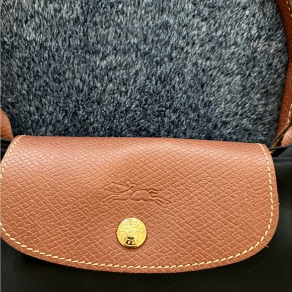 Longchamp Black and Brown Tote Bag - Picture 3 of 7